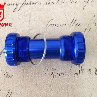 China Aluminum Alloy & plastic sleeve ceramic bottom bracket/road bicycle ceramic axle/mountain bike bracket/bicycle bottom parts for sale