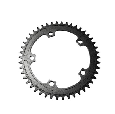 China Aluminum alloy bmx 104 BCD anti-drop CNC customized black chainring for sale