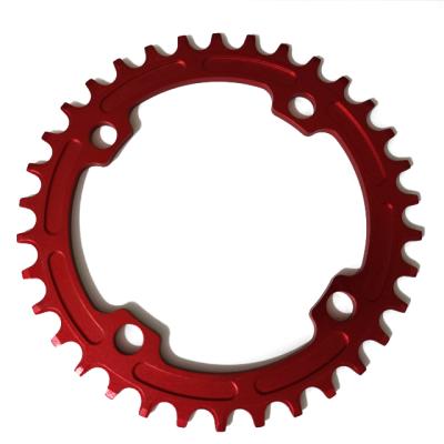 China Aluminum alloy CNC aluminum alloy chainring for road bike MTB 104 chainring BCD 130bcd for sale