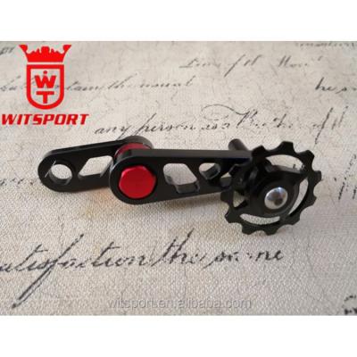 China Aluminum Alloy Factory Hot Sales Adjustable Bicycle Carrier Bike Spare Parts Chain Tightener Accessories for sale