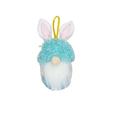 China Faceless Bunny Plastic Small Candy Jars Eco-Friendly Easter Decoration Baby Easter House Decoration for sale