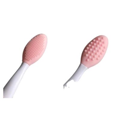 China Soft Nose Brush Silicone Facial Massager Brush Face Exfoliator Blackhead Acne Pore Protector Cradle Cap Face Wash Cleansing Brush For Deep Cleansing for sale