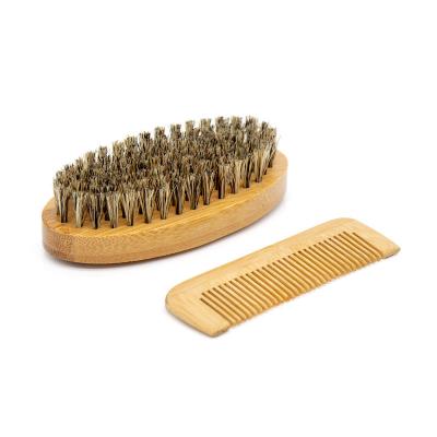 China Custom Bamboo Beard Brush Inventory Factory Inventory Comb DEEP CLEANING Bamboo Beard Brush for sale