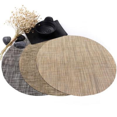 China Simple Western-style Home Table Round Table Mat Heat Insulation Western-style Dish Mat Japanese Viable Table Cloth Durable Table Mat for sale