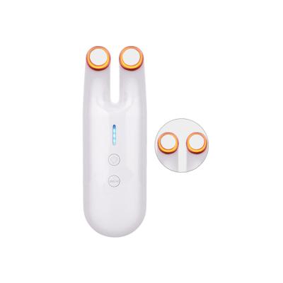 China Hot Selling Face Lift BIO Rechargeable Radio Frequency Beauty Equipment RF Anti Aging Face Massager With Red LED Light for sale