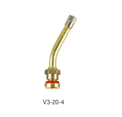 China Customizable Brass Bus Bus Truck V3-20-4 Tubeless Tire Valve for sale