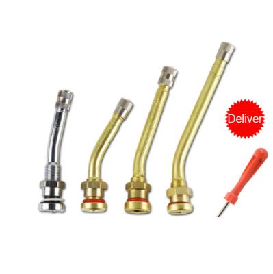 China Customizable Brass Bus Bus Truck V3-20-6 Tubeless Tire Valve for sale