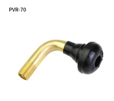 China Brass + EPDM PVR70 Customizable Brass Motorcycle Bicycle EPDM Tubeless Tire High Quality Valve for sale