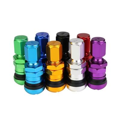 China Aluminum RAYS Race Car SUV Aluminum Customizable Wheel Rod Color Tire Valve for sale