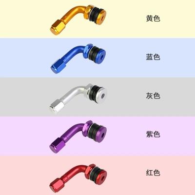 China PVR32 Aluminum Tubeless Valve 90 Degree CNC Valve Stem Tire Valve Aluminum Alloy Color Motorcycle Car Bicycle Tire Parts for sale