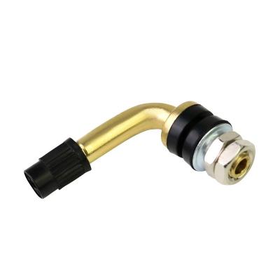 China Brass PVR30 90 Degree Brass / Nickel Plated Motorcycle Scooter ATV Bike Tubeless Tire Valve for sale