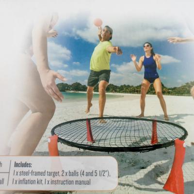 China Sports Toy Volleyball Seen On Shark Beach TV Outdoor Sports Beach Ball Set 3 Ball Set With, Tailgate - Includes Playing Net, 3 Balls for sale