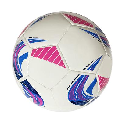 China Stitched Material Soccer Ball Standard Size 5 Soccer Ball PU Sports League Match Training Balls Durable for sale