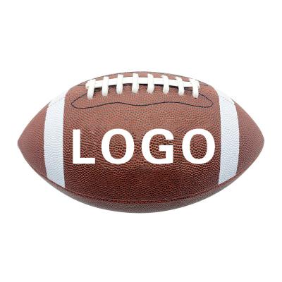 China Durable PU Rugby Ball Foam Brown Anti-stress Rugby Football Compression Ball Toy Outdoor Training F9 American Football for sale