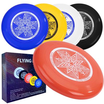 China Toy Professional Electronic 5 Pieces Flying Disc Set Outdoor Sports Game Toys For Kids Adults for sale