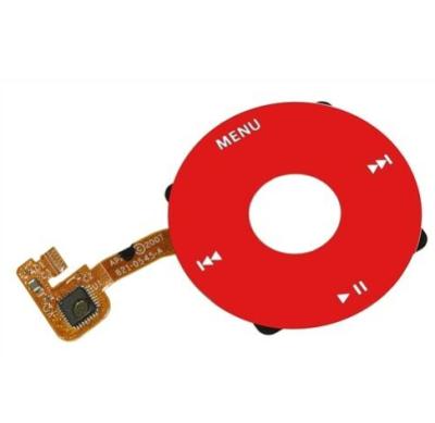 China Red Black White Click Wheel With Cable Click Wheel Flex Center Button Cable For iPod 6 7th Classic 80GB 120GB 160GB For iPod 6 Classic 7th for sale