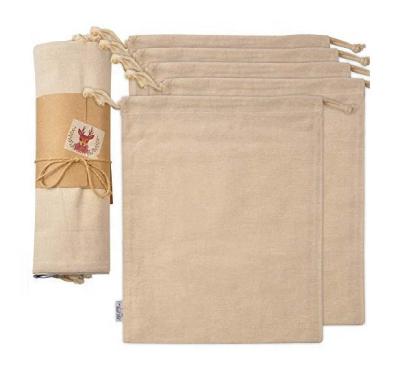 Cina Cotton Muslin Produce Storage Bag with custom logo in vendita