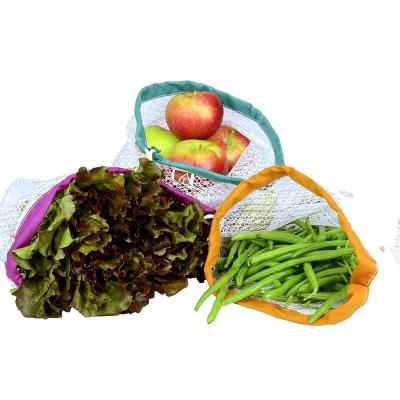 China polyester mesh produce bag for vegetable zu verkaufen