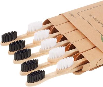 Cina Eco-friendly Free Soft Bristles Bamboo Toothbrushes in vendita