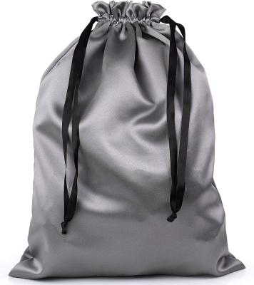 China custom Dust Cover Satin Storage Bags Thick Silk Cloth Pouch with Drawstring For Luxuries Handbags Tote Purses Boots for sale