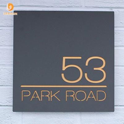 China Eco-friendly Nhouse Signs D Game Room Number Plates Glass Effect Acrylic Neon Sign for sale