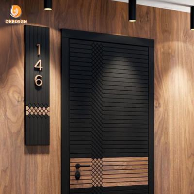 China Eco - Friendly Wall Projecting Signs Indoor Room Number Illuminated House Numbers Solution Sign for sale