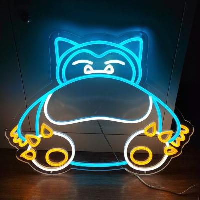 China Hot Anime Neon Tube Acrylic Backboard Amazon Light Buildings LED Party Club Decor Gaming Home Neon Signs for sale