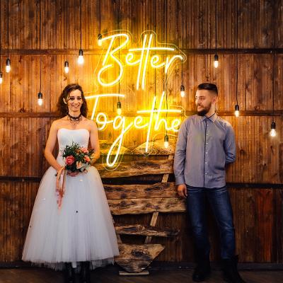 China Other Premium Quality LED Neon Light Sign Used For Art Wall Decoration Engagement Party Wedding Adjustable Led Neon Light for sale