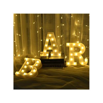 China Durable Easy Installation Long Consumption Customized Low BAR Led Letter Light 26 English Alphabet 3ft Led Marquee Letters Led Number Lights For Events Wedding for sale