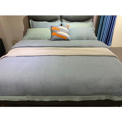 China Soft and comfortable cotton bottom comforter pillowcase pillow core quilt cover viable pure bedding textile comforter home product for sale