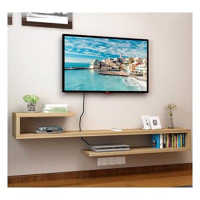 China Easy Modern Wall Mounted Media TV Console Multifunctional Installation Bracket Floating Shelf for sale