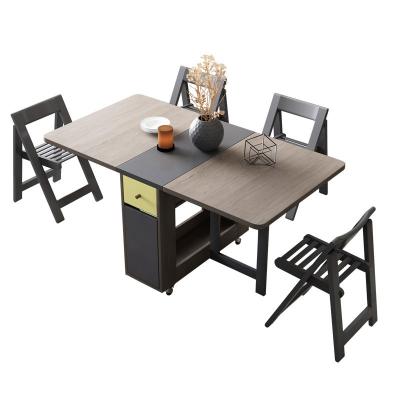 China (Others) Adjustable modern telescopic fold up dining table folding table for sale