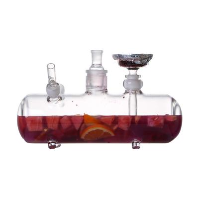 China High Quality Glass Shisha Nargile DIY USA Popular Fumo Design Fruit Tank Hookah Chicha With Big Open for sale