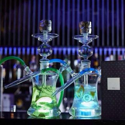 China With LED light vase hookah the new big one in china for shisha bar for sale