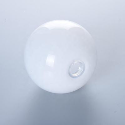 China Antique Custom Frosted Glass Borosilicate Round Ball Lamp Cover Shade With G9 Thread Mouth 80mm Diameter for sale