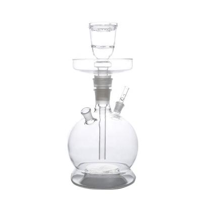 China New Glass Led Hookah Glass With Strong Foam Pack Around Shisha Glass Hookah for sale