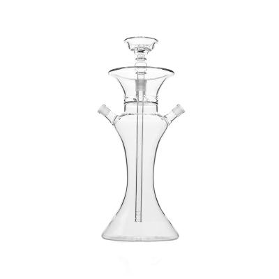 China LED light being built in thick high grade glass hookah hand made ice bucket come consists body pipe built stem release valve glass bowl for sale