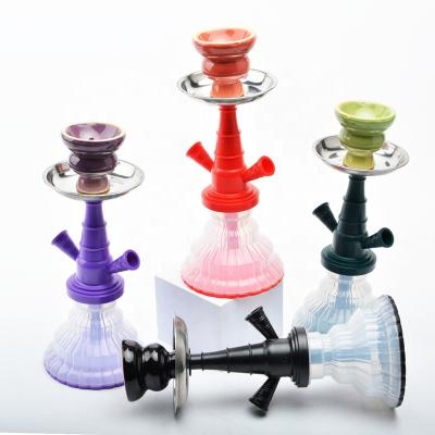 China Wholesale Smoking Type Acrylic Glass Shisha Hookah Shisha Tool Fashion Colorful Factory Smoking Type for sale