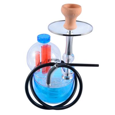 China Shisha Tool 2022 New Design Lounge Blue Bar Large Shisha Acrylic Chicha Smoking Hookah Set Cheap Price Smoking for sale