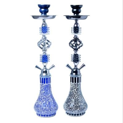 China NEW Hookah Shisha Tool Shisha Glass Arabic Shisha Cup Nargile Smoking Smoking Accessories For Shisha Hookah Set Double Smoke Tube Shisha for sale