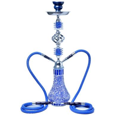 China 2021 New Design Fashionable Large Size Narguile Shisha Narguile Hookah With 2 Hose Hookah Shesha for sale