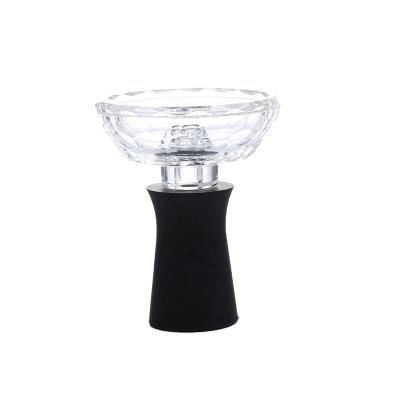 China Main Bowl Glass Hookah Hookah Parts Shisha Hookah Shisha Bowl With Silicone Adapter for sale