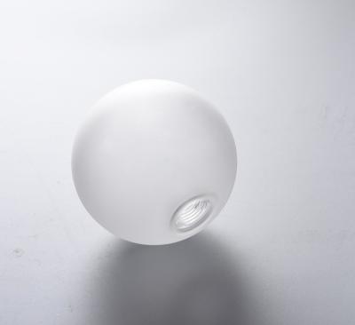 China Wholesale custom handmade frosted antique glass lampshade ball with G9 screw thread for sale