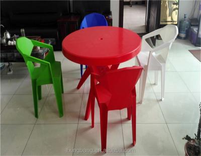 China Easy transport plastic table and chairs for sale