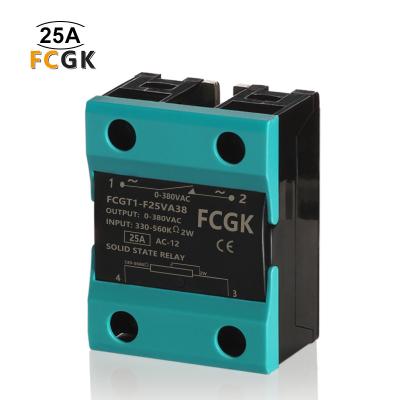 China Single Phase Sealed Solid State Relay 10A 0-380VAC SSR Adjustable Relay for sale