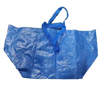 China Promotional high quality eco-friendly pp woven bag woven fabric design shopping bag lamination printing for sale