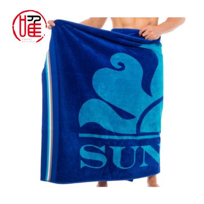 China Customized 100% Cotton Hotel Stripe Luxury QUICK DRY Luxury Beach Towel for sale