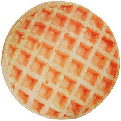 China PORTABLE Free Sample Custom Soft Food Flannel Fleece Blanket Throw Waffle Blanket for sale