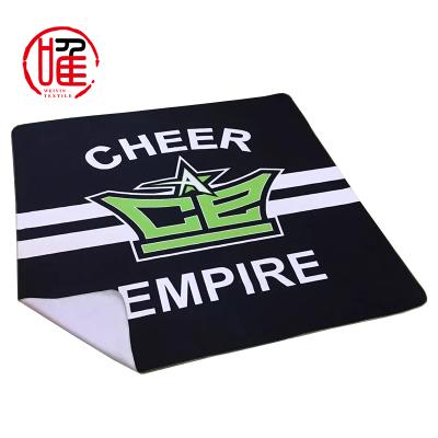 China Cheer 2021 Empire Digital Printed Custom Folded Colorful Lazy Soft Fleece Blanket For Adult for sale