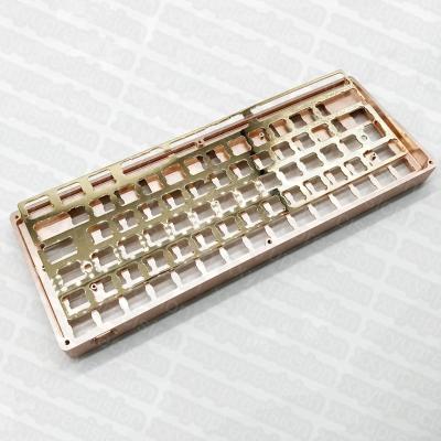 China Customized Aluminum CNC Milling Mechanical Keyboard/Stainless Steel/Brass/Copper/Titanium Keyboard Aluminum Case In Machining for sale